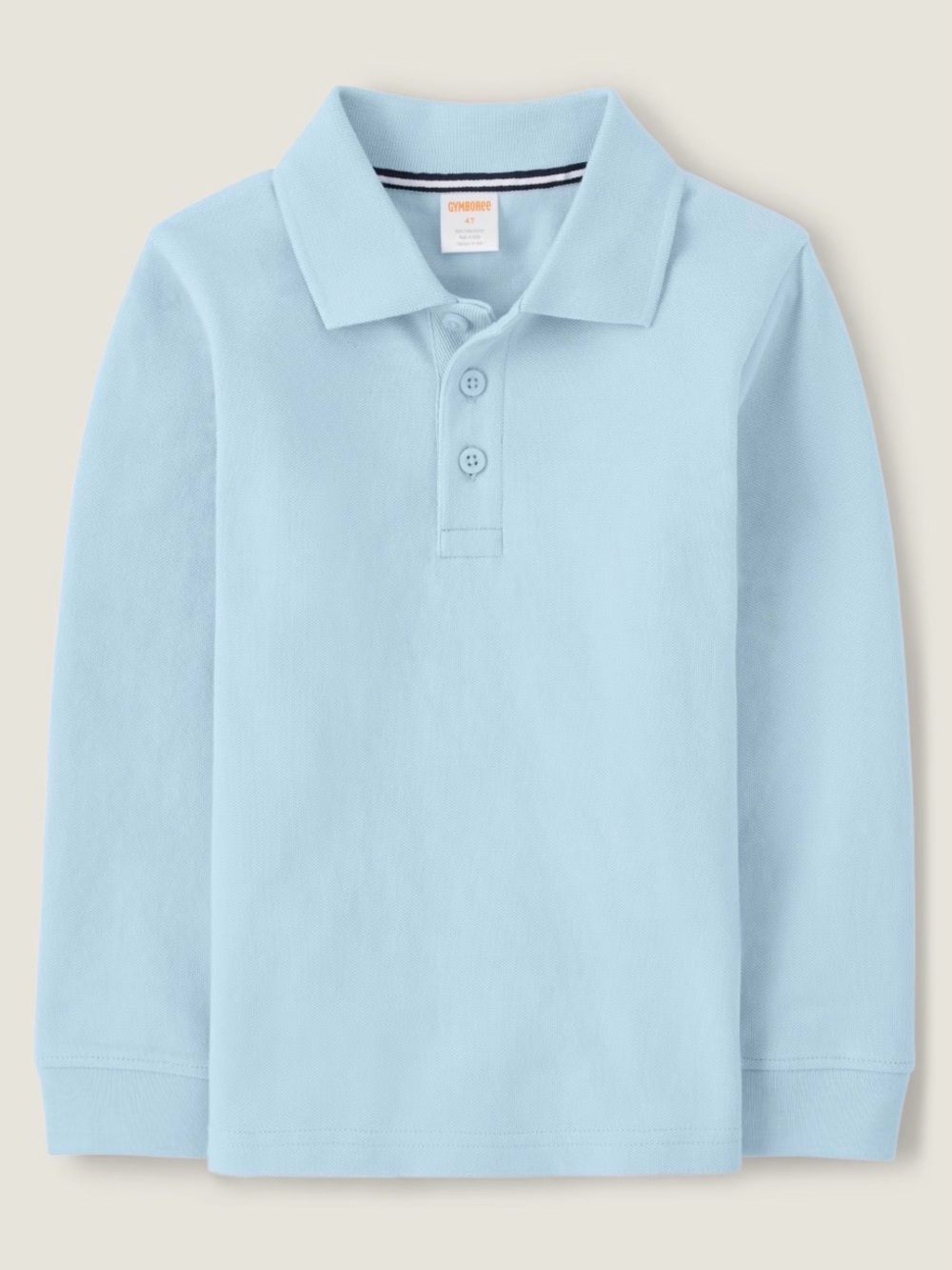 Brand new Gymboree Light Blue Polo Shirt -Pack of 2 size 6 long sleeve